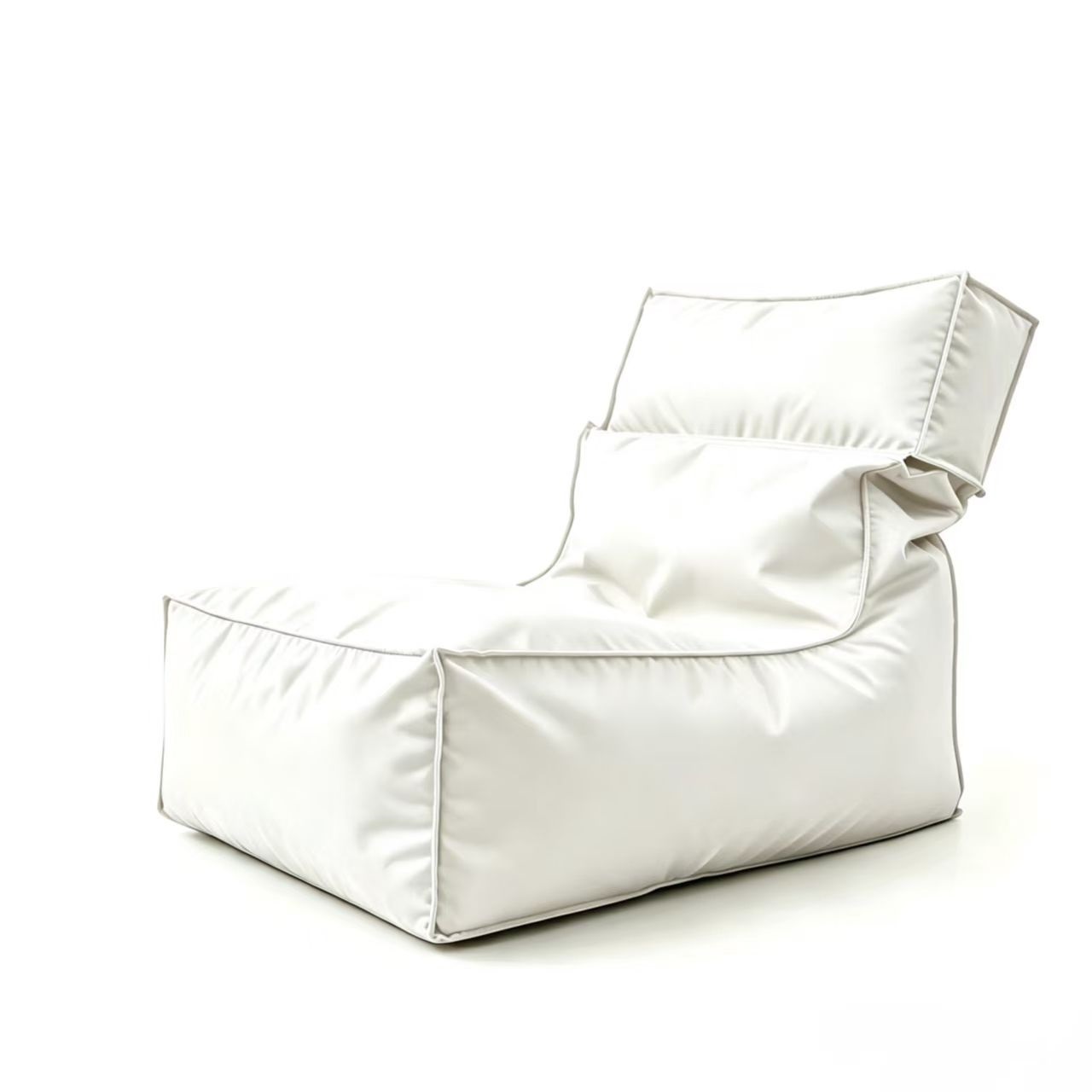 Beach Bean Bag Chair - White - Folded Beach Bean Bag Chair Manufacturer & China Factory