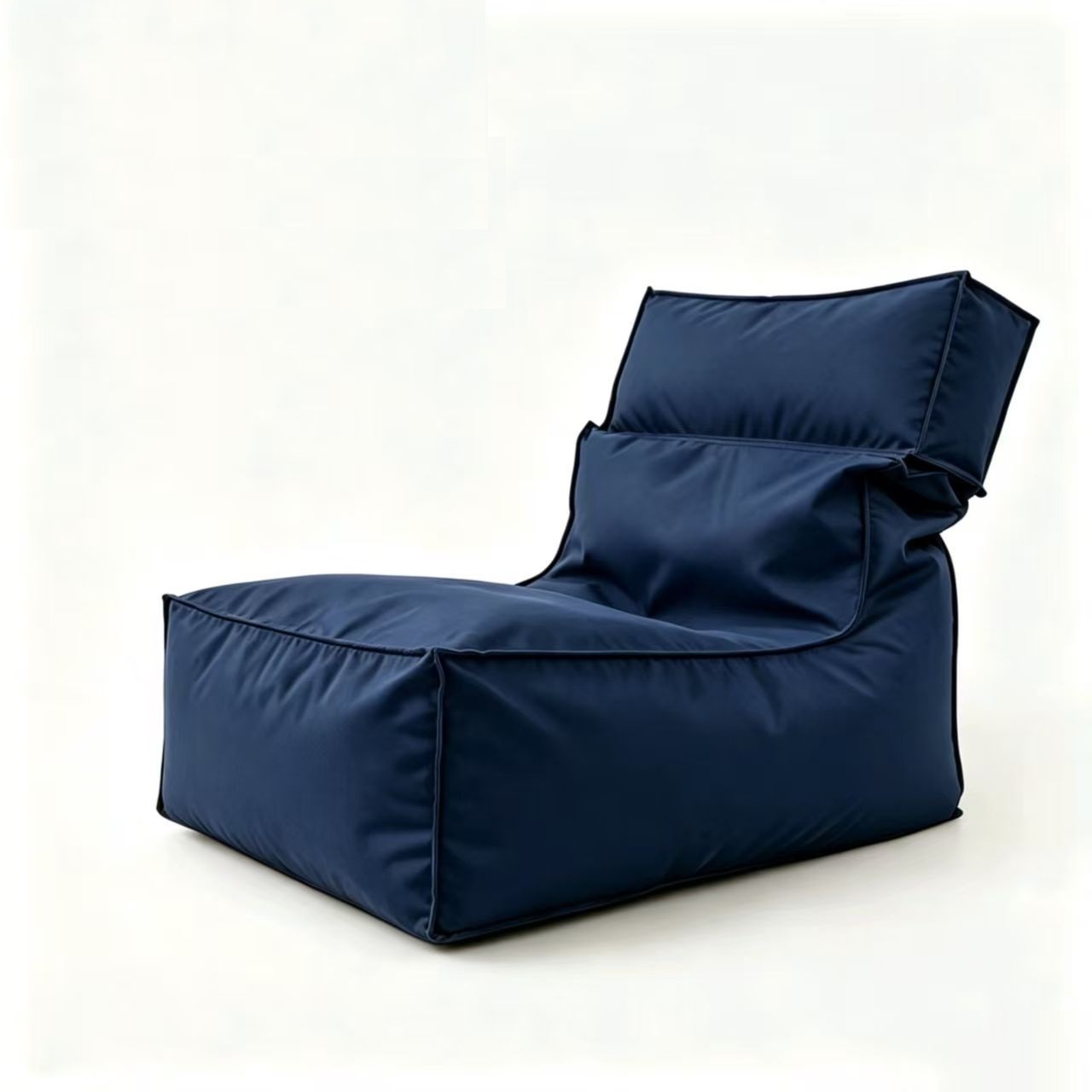 Foldable Beach Bean Bag - Navy - Folded Beach Bean Bag Chair Manufacturer & China Factory