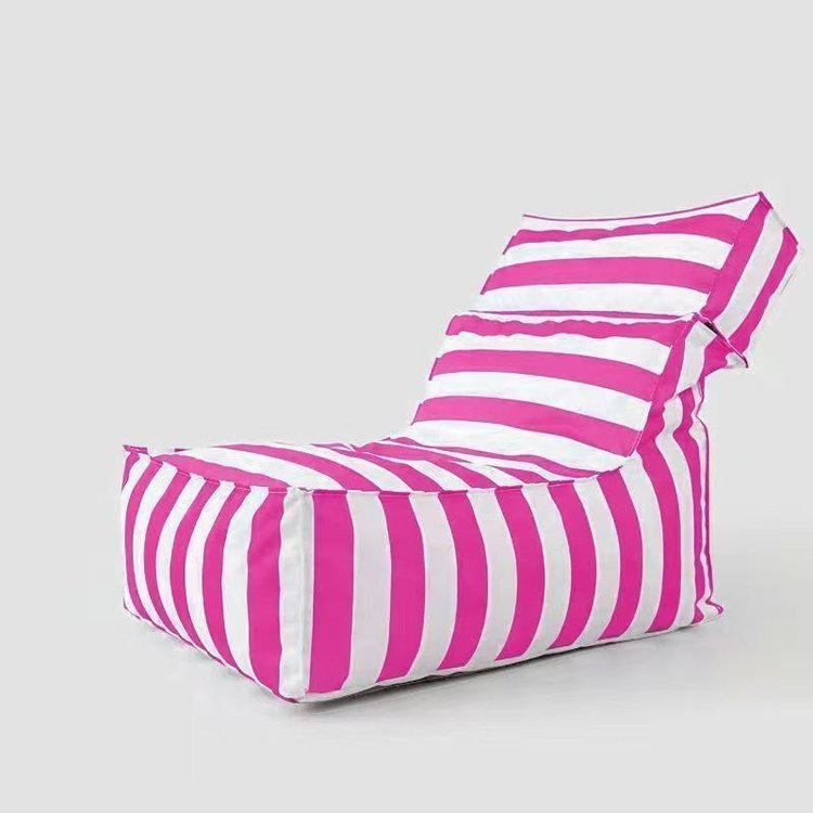 Pink Folded Beach Bean Bag Chair - Folded Beach Bean Bag Chair Manufacturer & China Factory