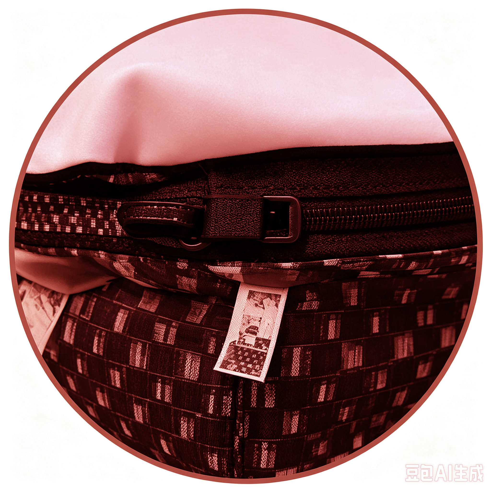 Blush Baby Bean Bag Sofa detail 3