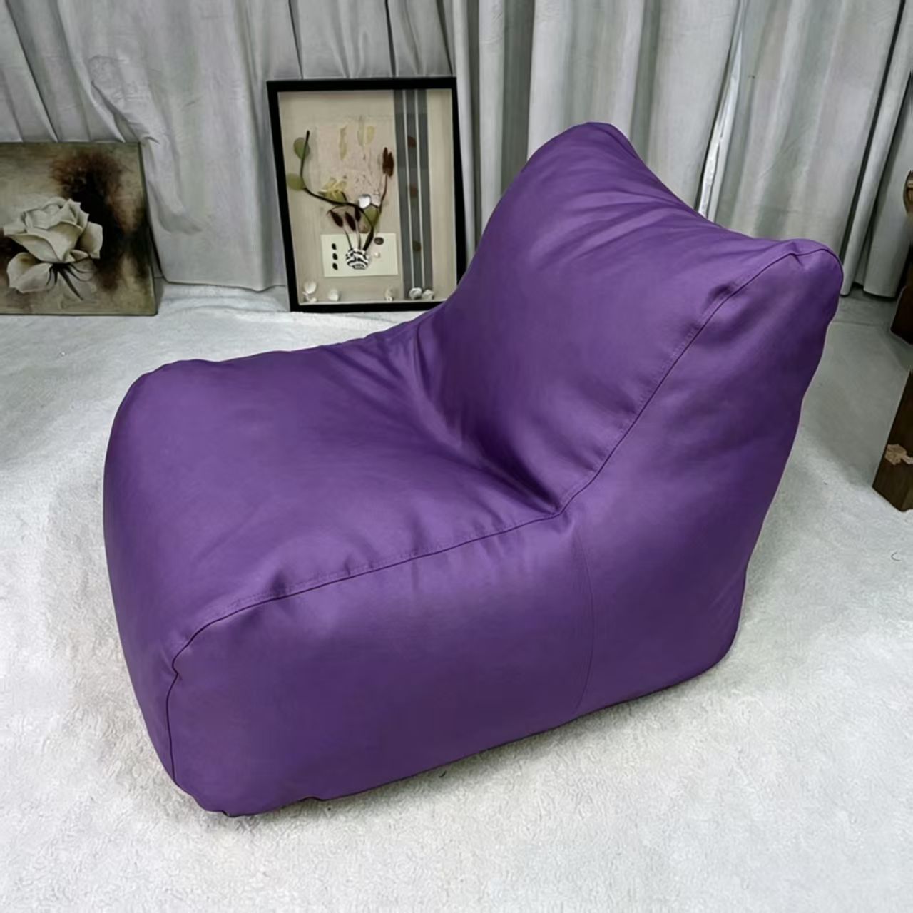Purple Children Bean Bag Chair - Children Bean Bag Chair Manufacturer & China Factory