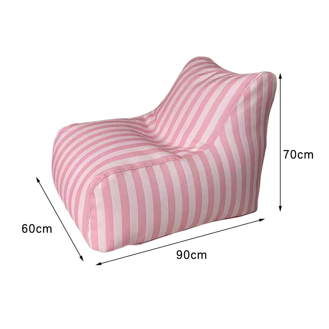 Children Stripe Bean Bag Chair No.6 detail 2