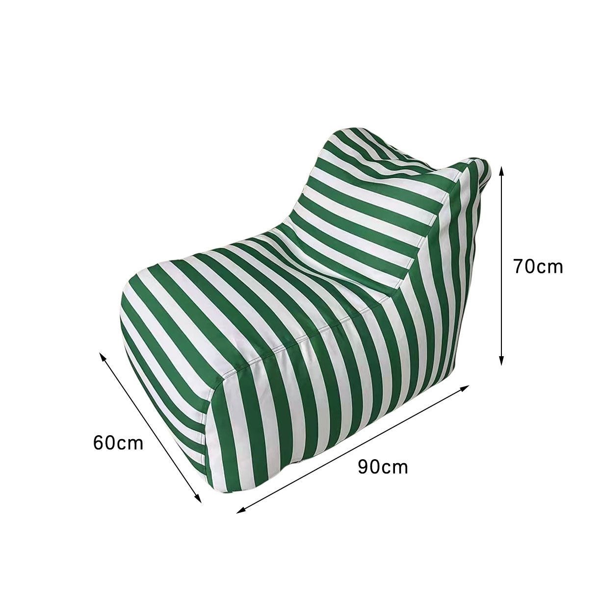 Children Stripe Bean Bag Chair No.8 detail 2
