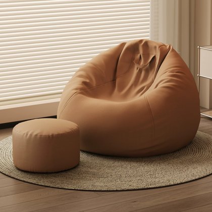 Espresso Tear Drop Bean Bag Sofa - Bean Bag Chair Cover Manufacturer & China Factory